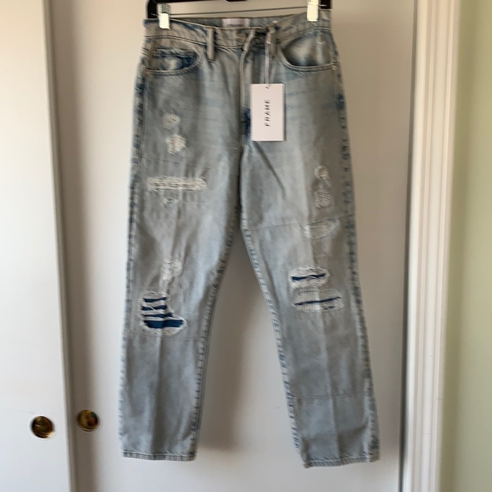 Frame Denim Le Piper Luster Mend Jeans 26